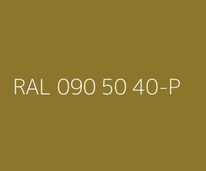 Couleur RAL 090 50 40-P 
