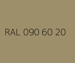 Couleur RAL 090 60 20 
