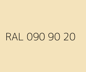 Couleur RAL 090 90 20 
