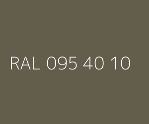 Couleur RAL 095 40 10 