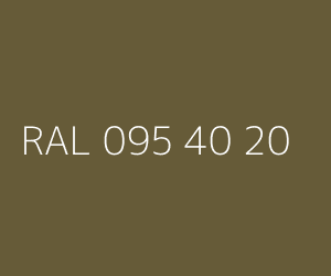 Couleur RAL 095 40 20 