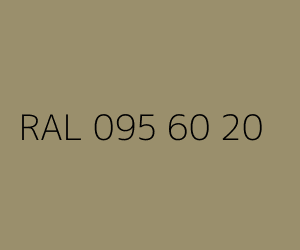 Couleur RAL 095 60 20 