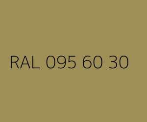 Couleur RAL 095 60 30 