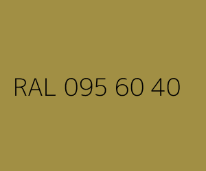 Couleur RAL 095 60 40 