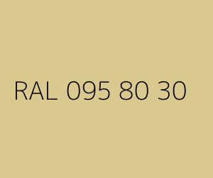 Couleur RAL 095 80 30 