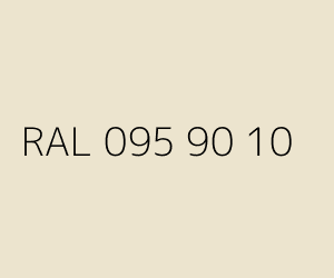 Couleur RAL 095 90 10 