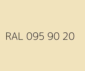 Couleur RAL 095 90 20 
