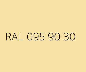 Couleur RAL 095 90 30 