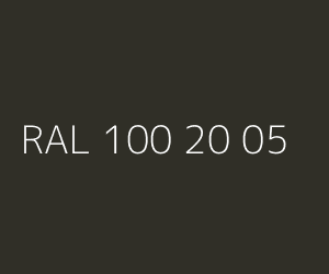 Couleur RAL 100 20 05 