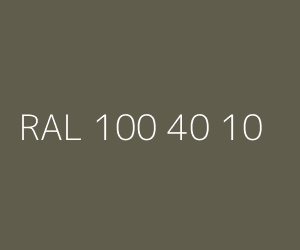 Couleur RAL 100 40 10 