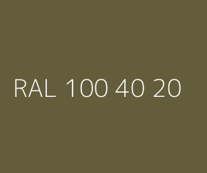 Couleur RAL 100 40 20 