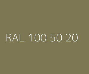 Couleur RAL 100 50 20 
