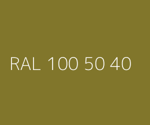 Couleur RAL 100 50 40 
