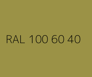 Couleur RAL 100 60 40 
