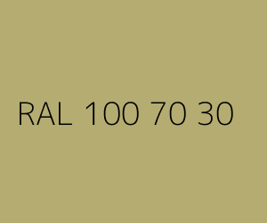 Couleur RAL 100 70 30 