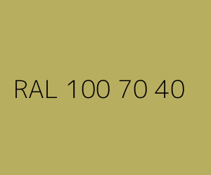 Couleur RAL 100 70 40 