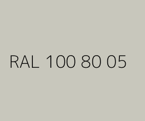 Couleur RAL 100 80 05 