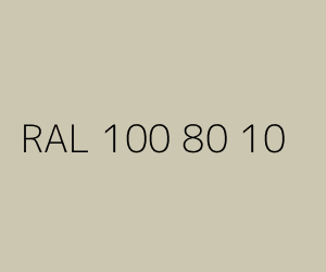 Couleur RAL 100 80 10 