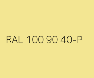 Couleur RAL 100 90 40-P 