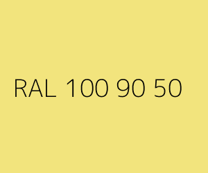 Couleur RAL 100 90 50 
