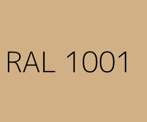 Couleur RAL 1001 BEIGE Couleur RAL 1001 BEIGE