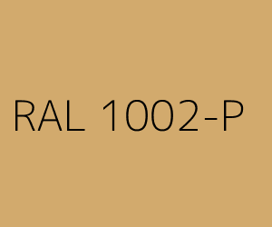 Couleur RAL 1002-P JAUNE SABLE