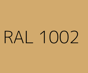 Couleur RAL 1002 JAUNE SABLE