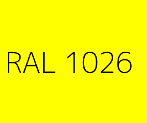 Couleur RAL 1026 JAUNE BRILLANT