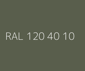 Couleur RAL 120 40 10 