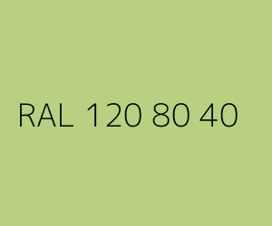 Couleur RAL 120 80 40 