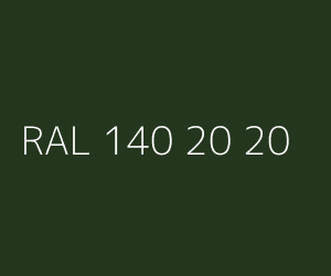 Couleur RAL 140 20 20 