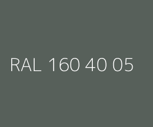 Couleur RAL 160 40 05 
