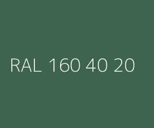 Couleur RAL 160 40 20 