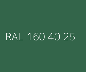 Couleur RAL 160 40 25 