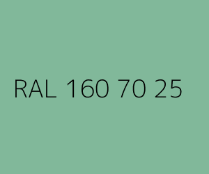 Couleur RAL 160 70 25 