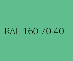 Couleur RAL 160 70 40 