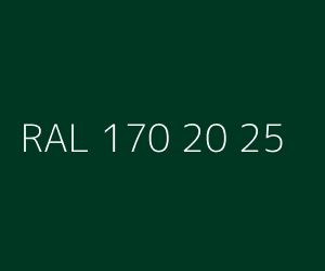 Couleur RAL 170 20 25 