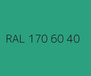 Couleur RAL 170 60 40 