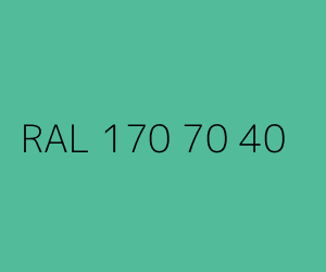 Couleur RAL 170 70 40 