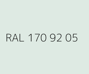 Couleur RAL 170 92 05 