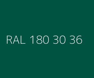 Couleur RAL 180 30 36 