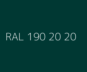 Couleur RAL 190 20 20 