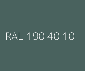Couleur RAL 190 40 10  Couleur RAL 190 40 10