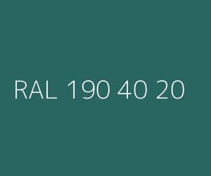 Couleur RAL 190 40 20 