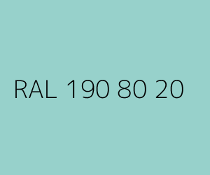Couleur RAL 190 80 20 