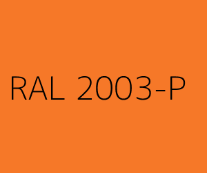 Couleur RAL 2003-P ORANGé PASTEL