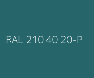 Couleur RAL 210 40 20-P 
