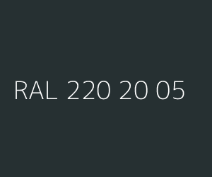 Couleur RAL 220 20 05 