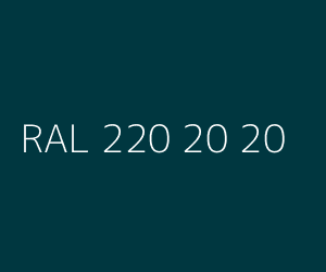 Couleur RAL 220 20 20 