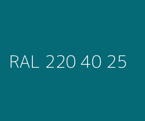 Couleur RAL 220 40 25 